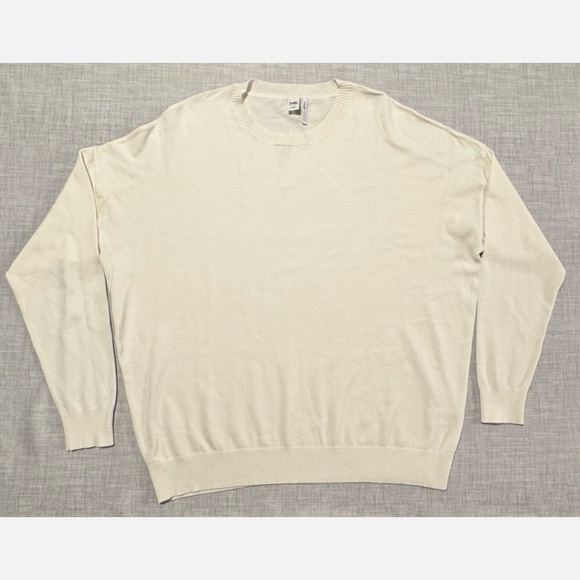 Twik by Simons Knit Crew Neck XL BUNDLE 1-Black+ 1 White Drop Shoulder Basics - Picture 5 of 10